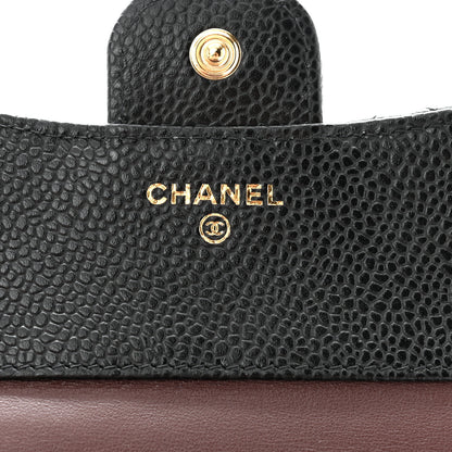 Chanel Caviar Quilted Compact Flap Wallet Black 6 of 9