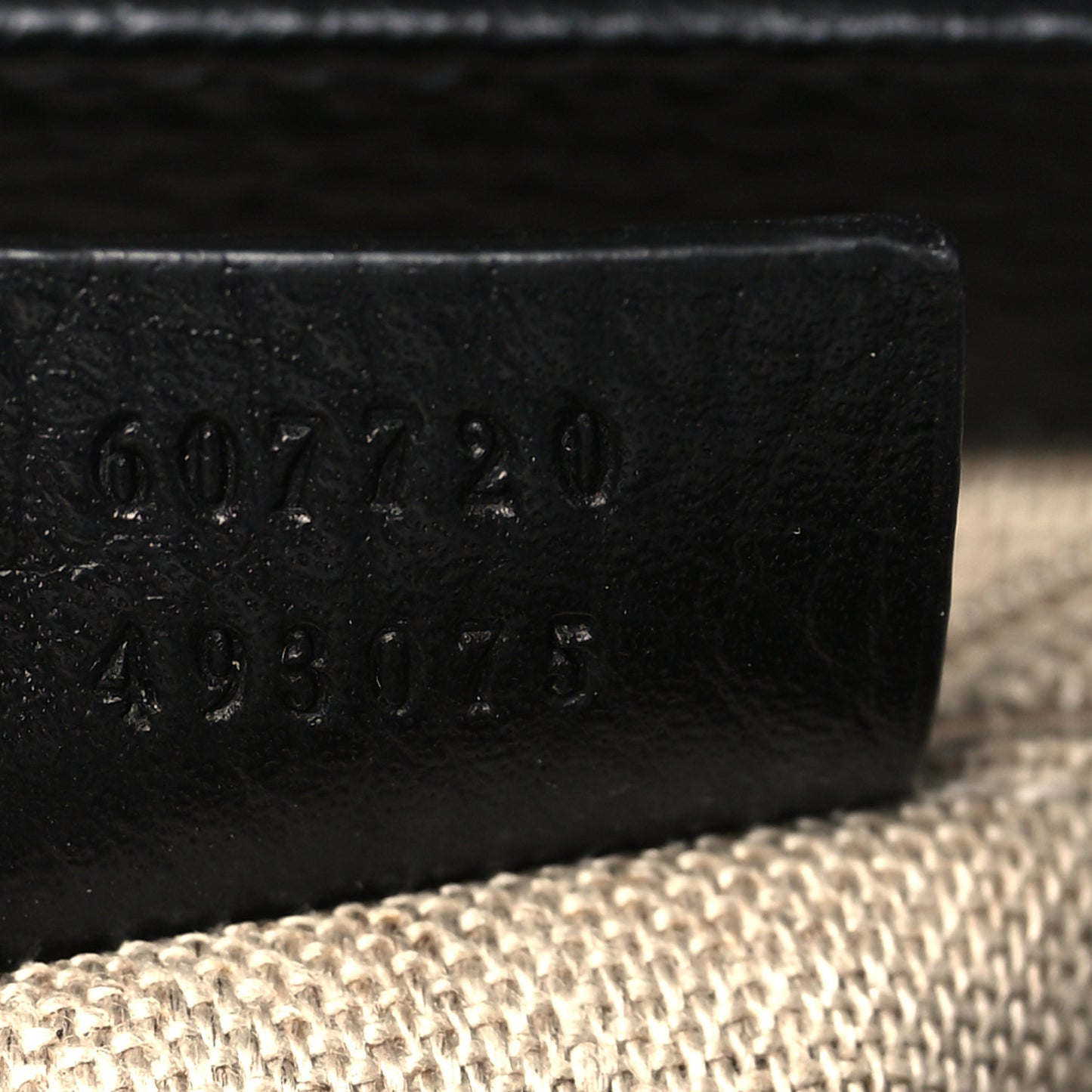 Dollar Calfskin Interlocking G Crossbody Bag Black