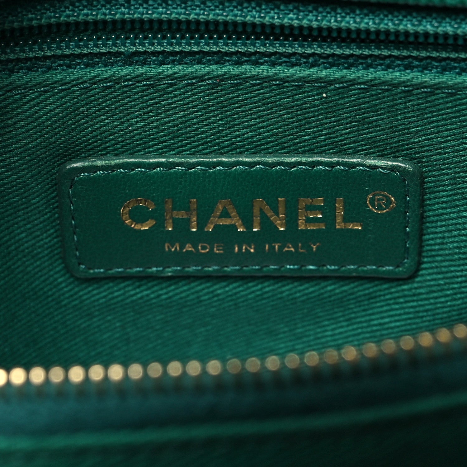 Chanel Caviar Quilted Medium Coco Handle Flap Green 6 of 11
