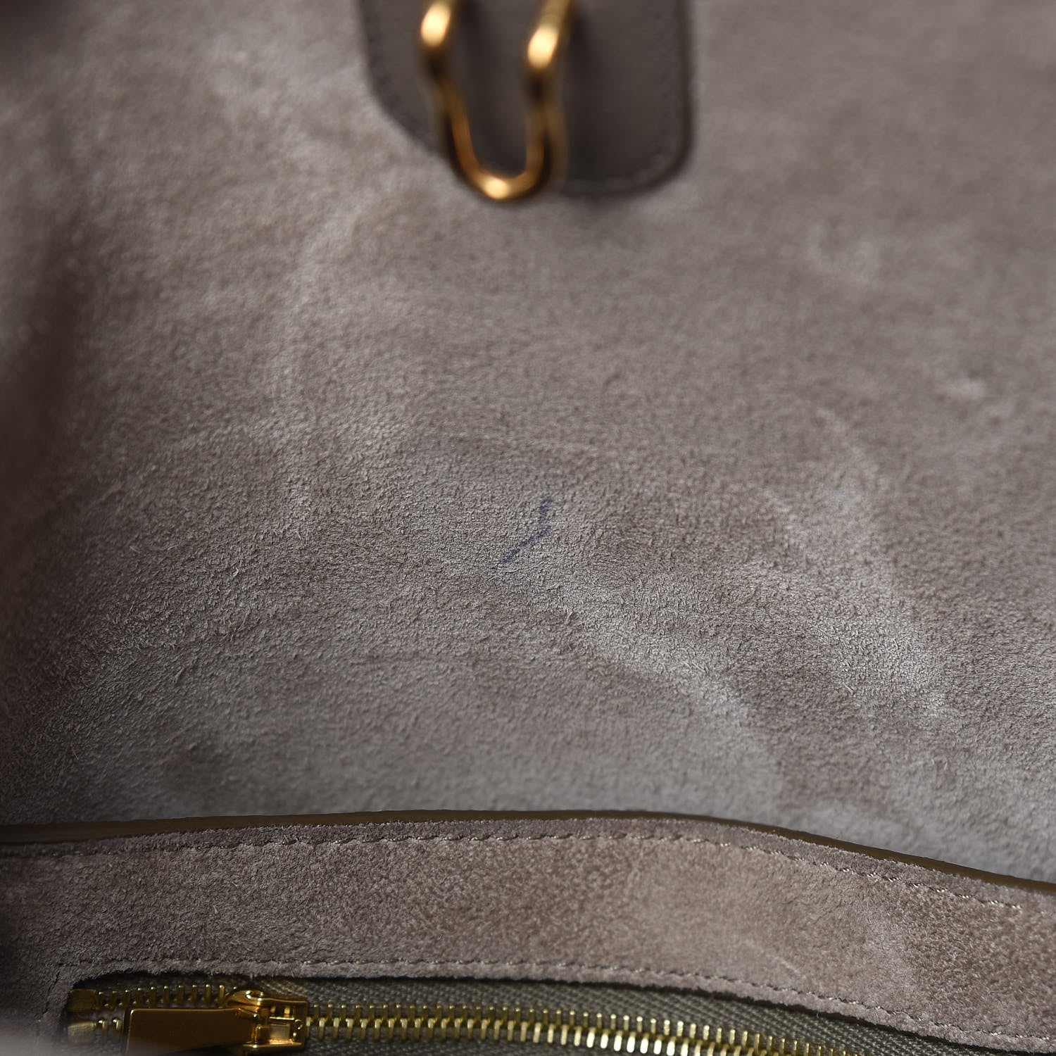 Celine Soft Grained Calfskin Small Sangle Bucket Bag Taupe 8 of 15