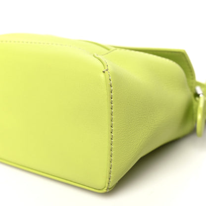 Loewe Calfskin Mini Puzzle Edge Bag Lime 10 of 11