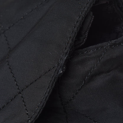 Prada Nylon Tessuto Impuntu Quilted Flap Shoulder Bag Black 6 of 6