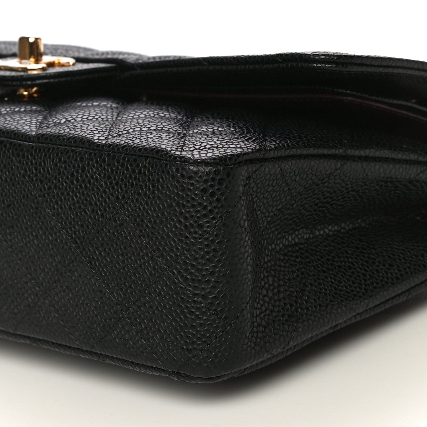 Chanel Caviar Quilted Medium Double Flap Black 10 of 11