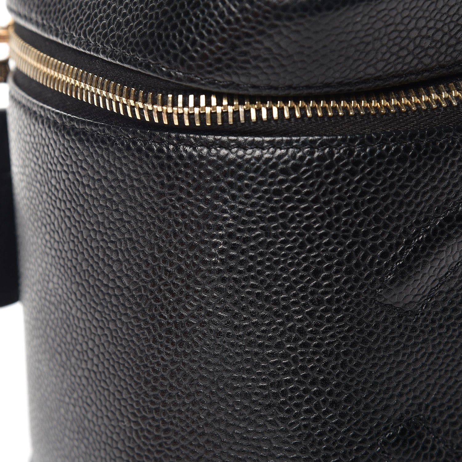 Chanel Caviar Cosmetic Vanity Bag Black 10 of 13