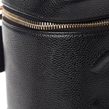 Chanel Caviar Cosmetic Vanity Bag Black 10 of 13
