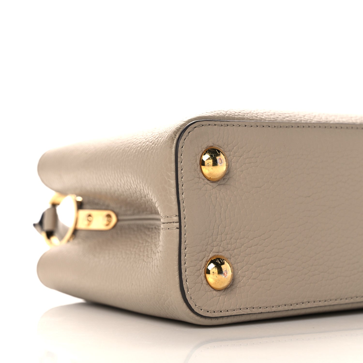 Louis Vuitton Taurillon Capucines BB Galet 8 of 10