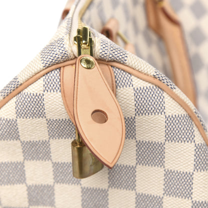 Louis Vuitton Damier Azur Speedy 30 8 of 12