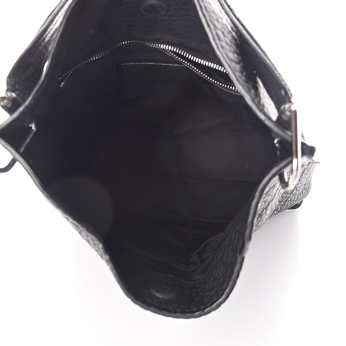 Pebbled Lambskin Darcy Hobo Black