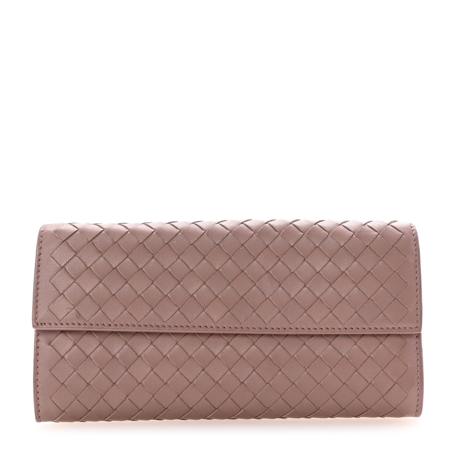 Bottega Veneta Nappa Intrecciato Continental Wallet Violet 1 of 7