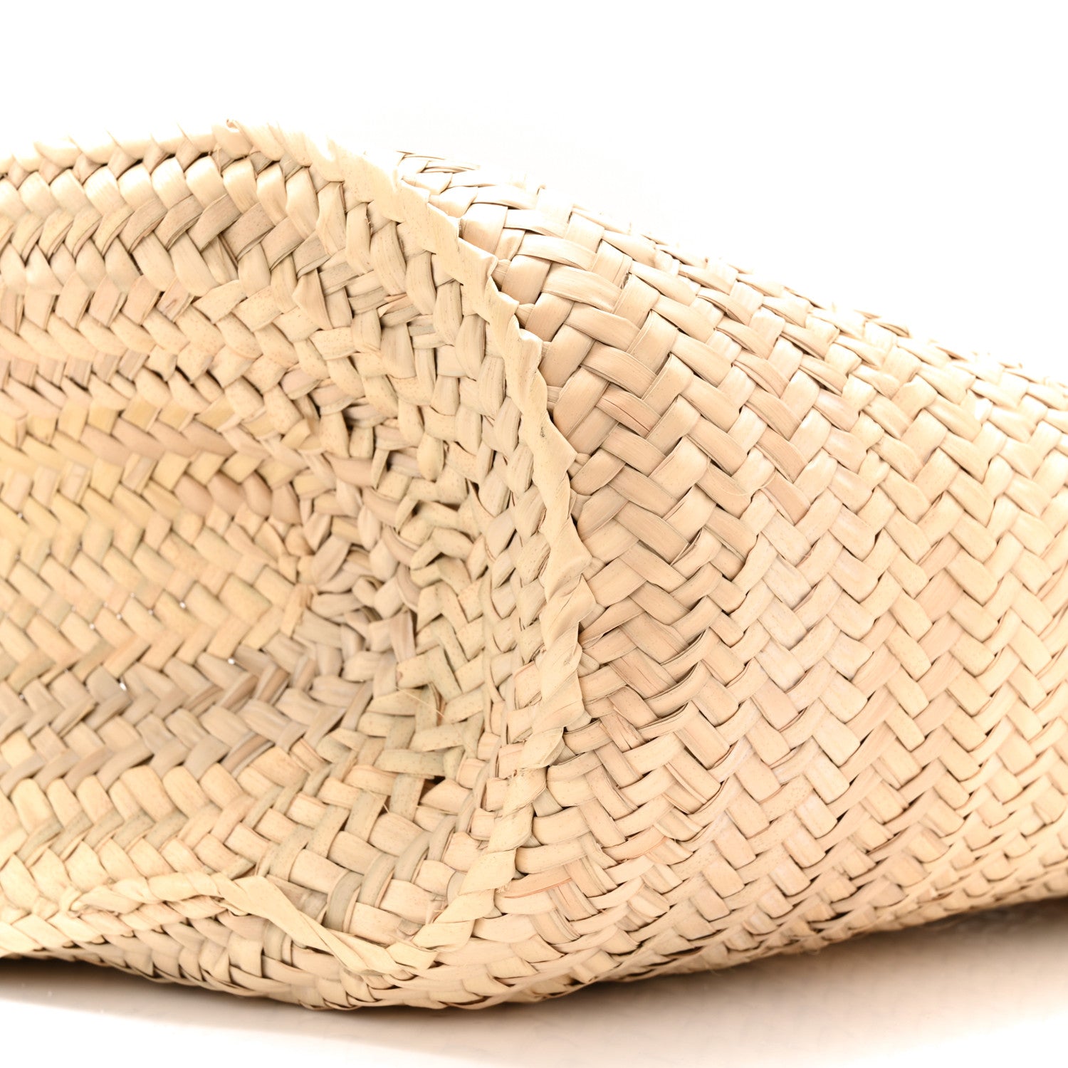 Chloe Raffia Small Grain Calfskin Medium Marcie Basket Tan 11 of 12