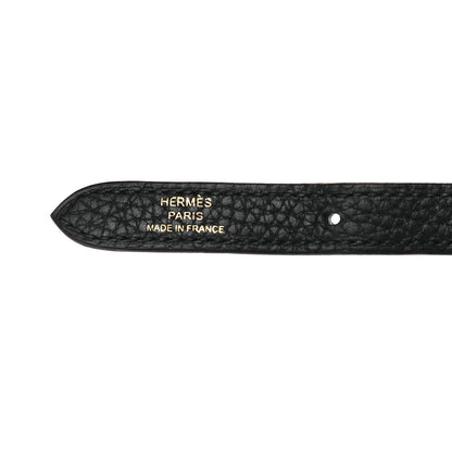 Hermes Taurillon Clemence Halzan 25 Black 8 of 11