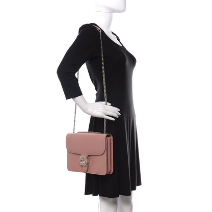 Gucci Dollar Calfskin Interlocking G Shoulder Bag Soft Pink 2 of 10