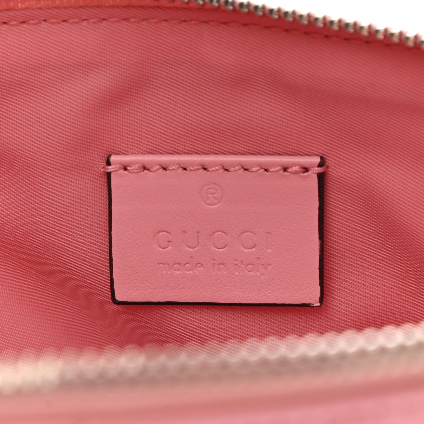 Calfskin Matelasse Large GG Marmont Pouch Cosmetic Case Wild Rose