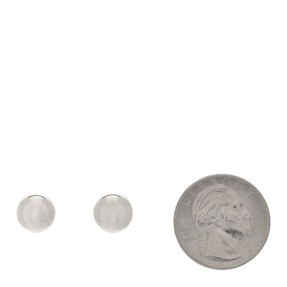 Tiffany Sterling Silver 10mm HardWear Ball Earrings 2 of 4