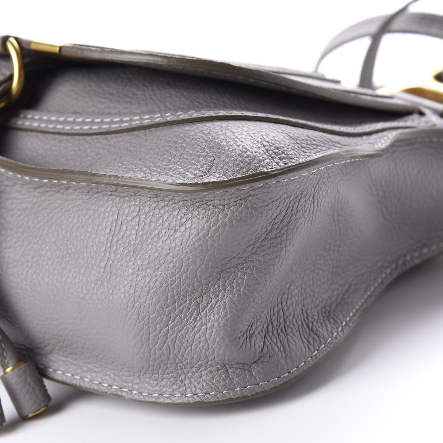 Calfskin Small Marcie Satchel Cashmere Grey