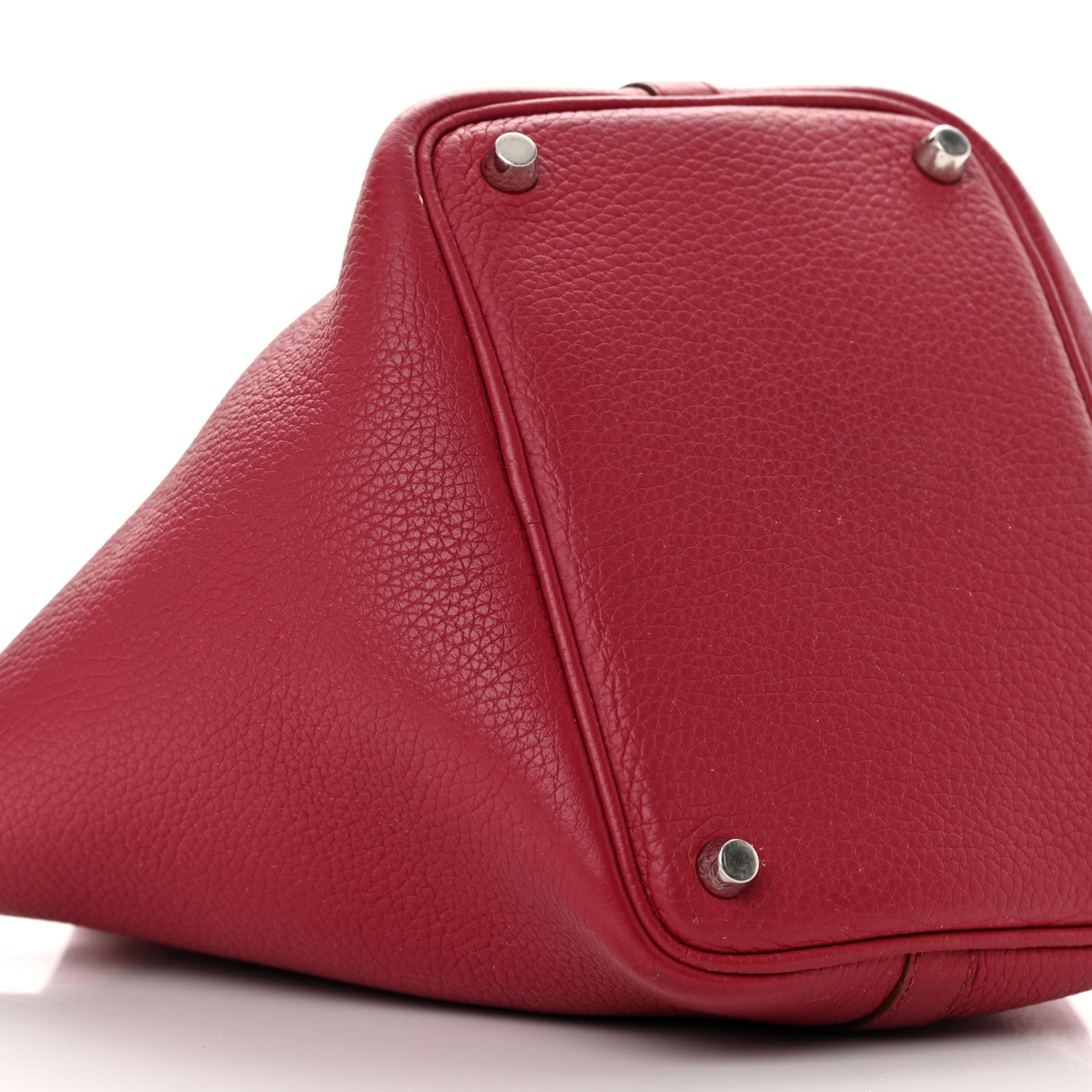 Hermes Taurillon Clemence Picotin Lock 18 PM Rubis 9 of 16