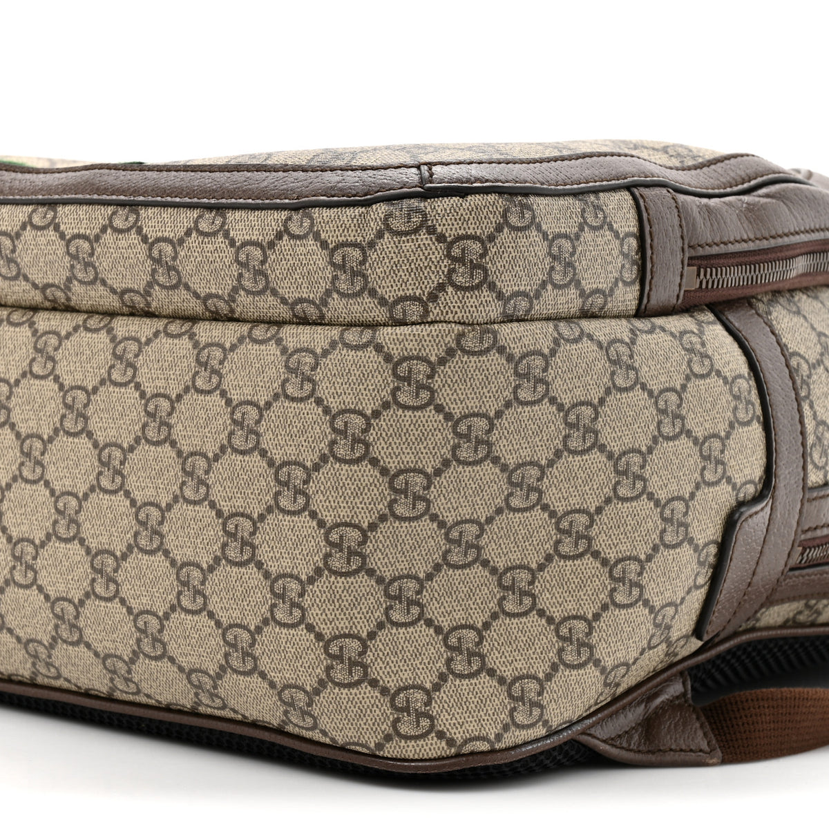 Gucci Beige and Black Monogram Backpack Gucci GG Supreme Monogram Bees Print Small Day Backpack  main image 4
