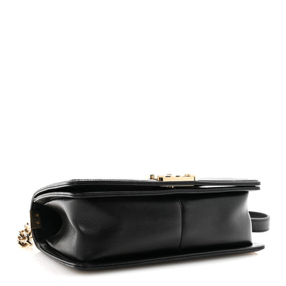 Chanel Lambskin Chain Quilted Medium Boy Flap Black 4 of 10