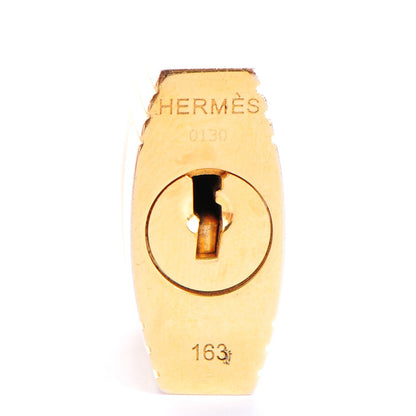 Hermes Gold Plated HAC 40 Cadena Lock and Key Set 5 of 6