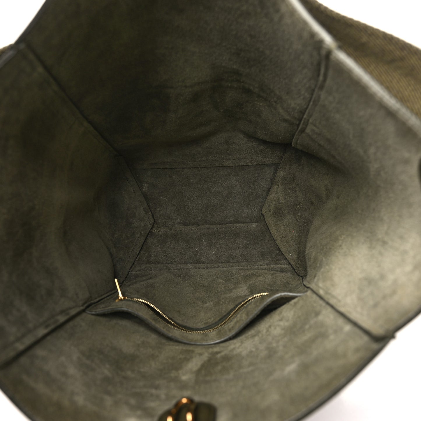 Soft Grained Calfskin Sangle Bucket Bag Light Khaki