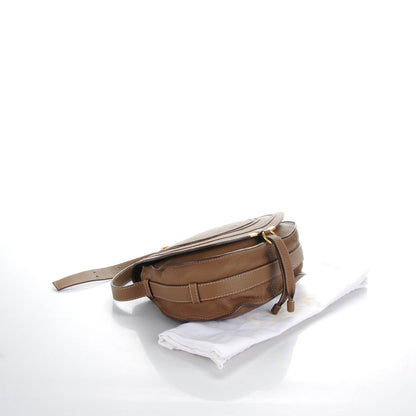 Chloe Grained Calfskin Medium Marcie Saddle Bag Seed 4 of 9