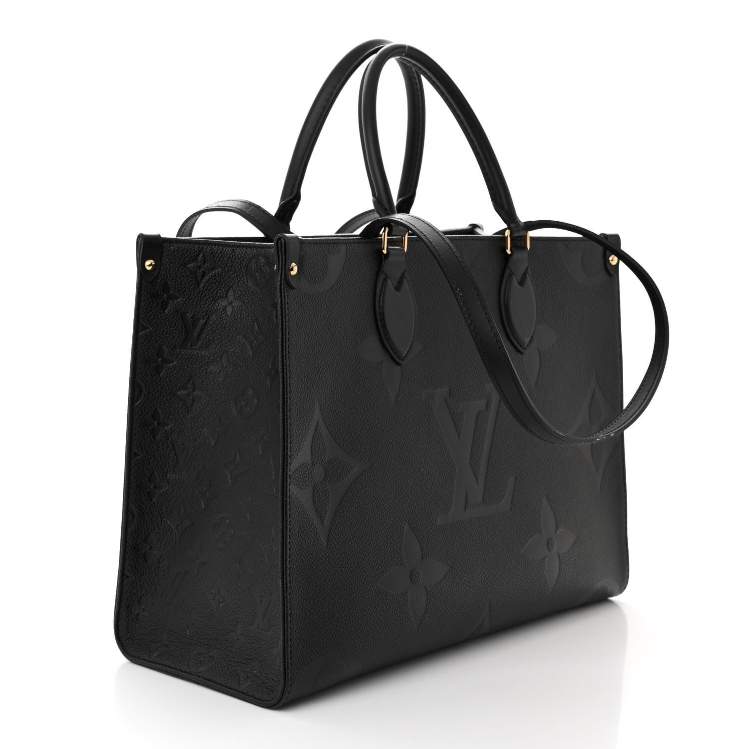 Louis Vuitton Empreinte Monogram Giant Onthego MM Black 3 of 10