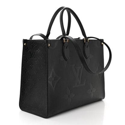 Louis Vuitton Empreinte Monogram Giant Onthego MM Black 3 of 10