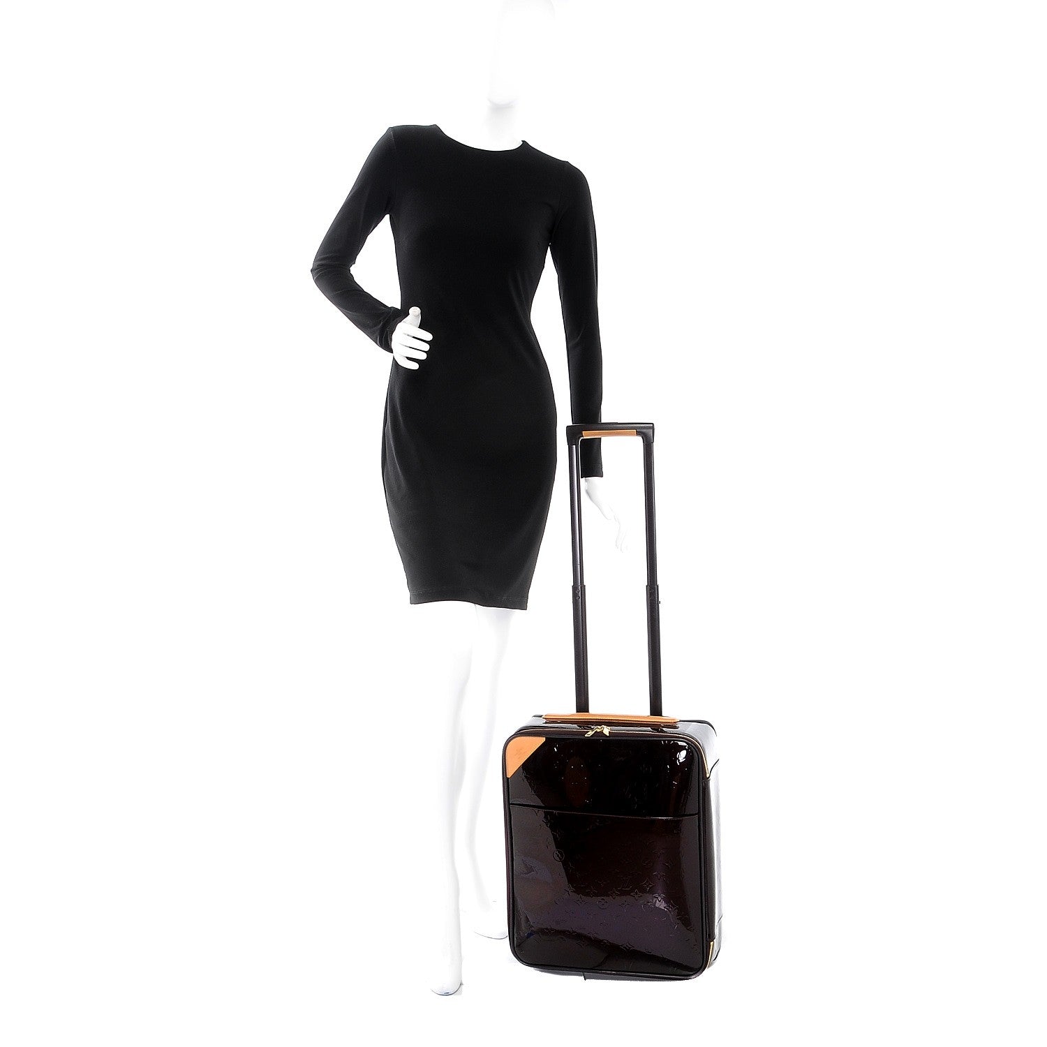 Louis Vuitton Vernis Pegase 45 Rolling Luggage Amarante 2 of 14