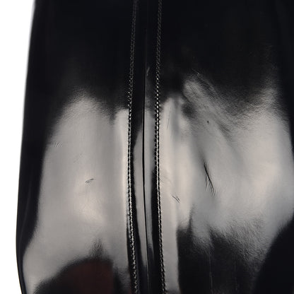 Gucci Patent Lilian Horsebit Knee High Boots 37.5 Black 10 of 12