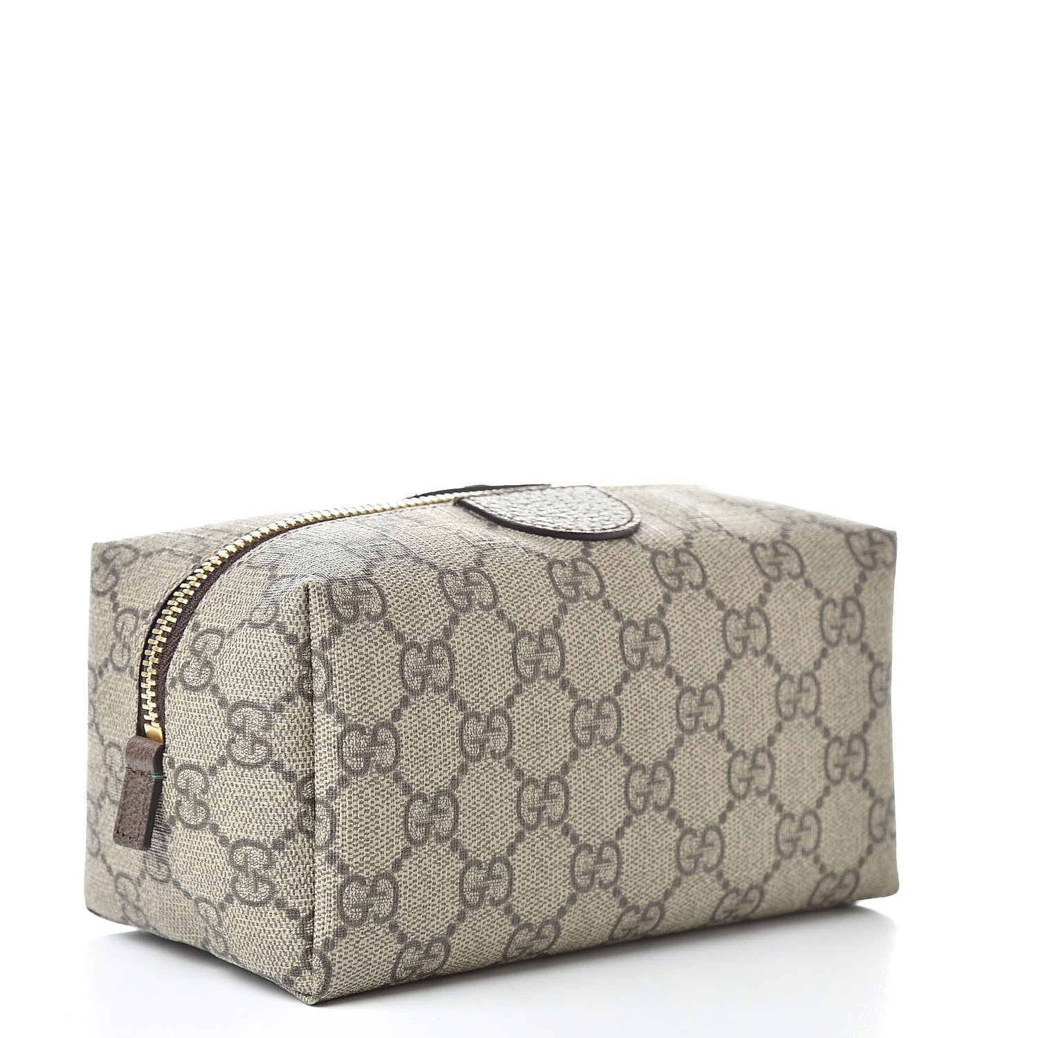 Gucci Soft GG Supreme Monogram Calfskin Medium Ophidia Cosmetic Case Beige Ebony New Acero 3 of 8