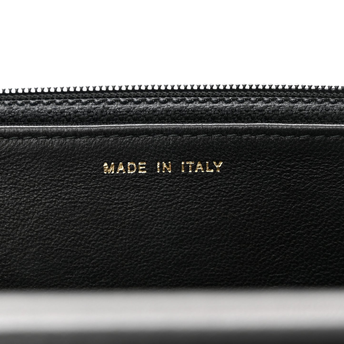 Lambskin Studded Wallet On Chain WOC Black