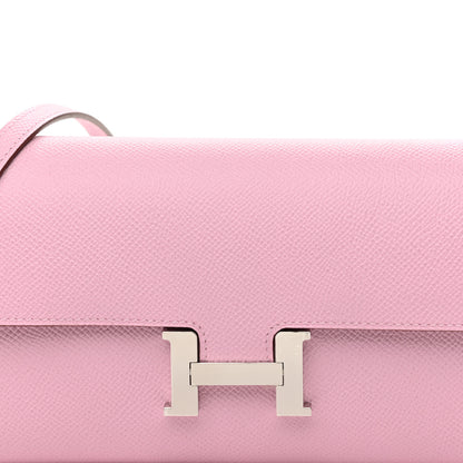 Hermes Epsom Constance Wallet To Go Mauve Sylvestre 8 of 11
