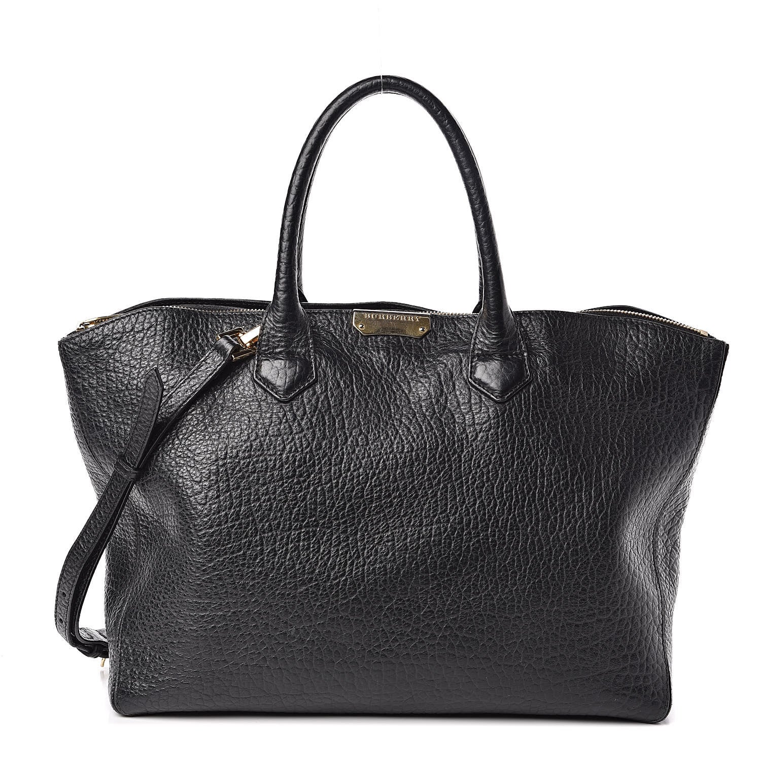 Burberry Heritage Grain Medium Dewsbury Tote Black 1 of 12