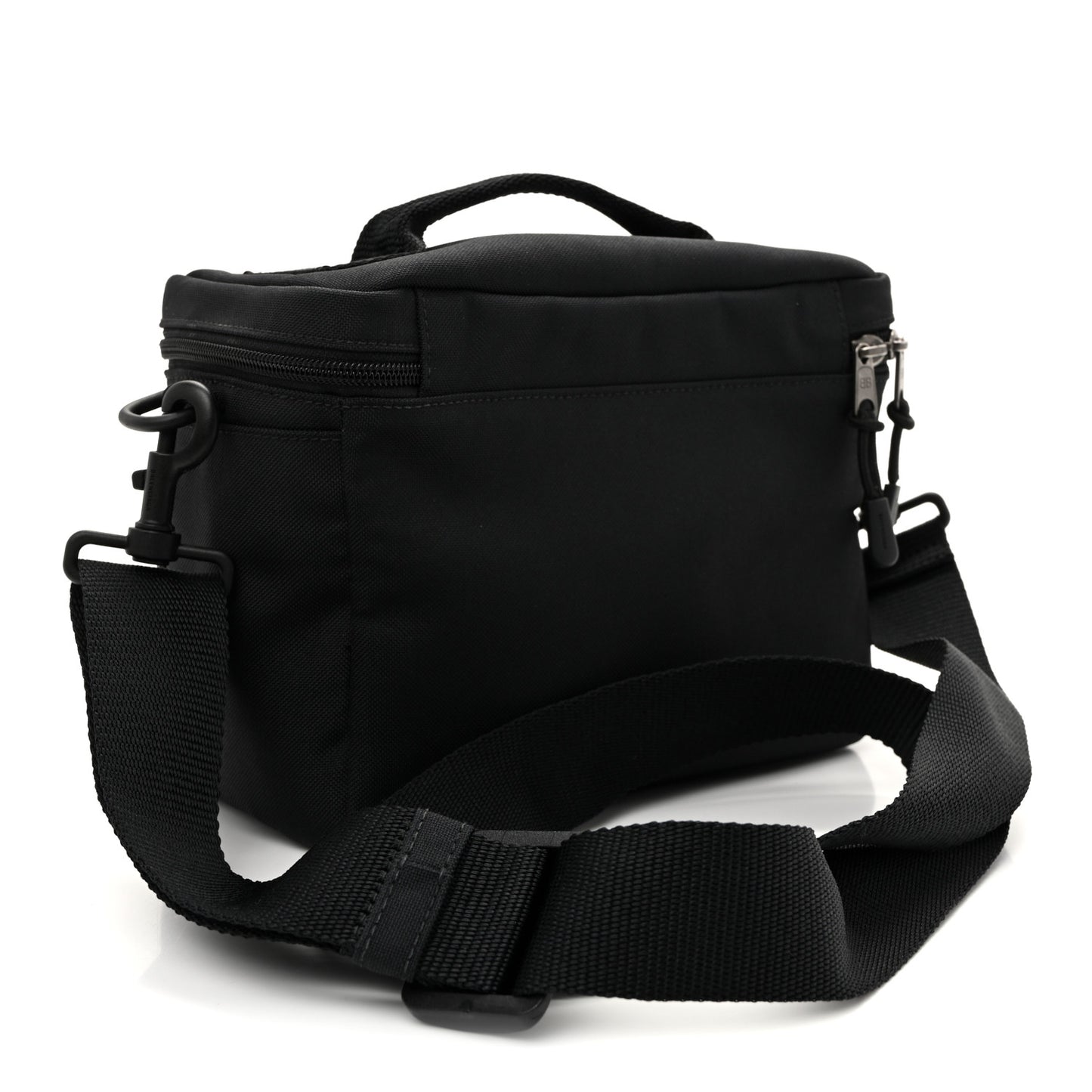 Nylon Logo Sport Camera Bag Black