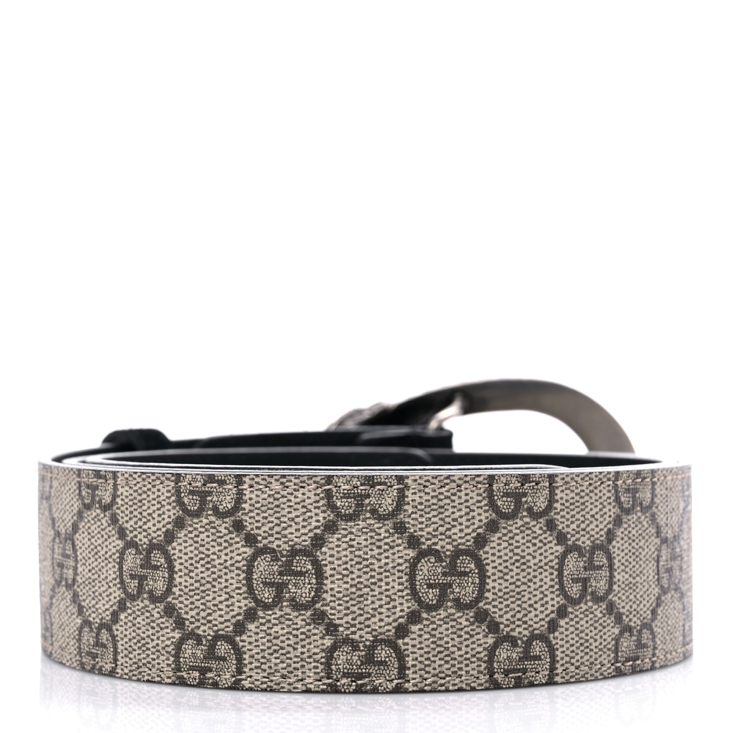 GG Supreme Monogram Suede Dionysus 40mm Belt 95 38 Beige Black
