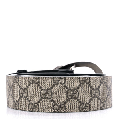 Gucci GG Supreme Monogram Suede Dionysus 40mm Belt 95 38 Beige Black 2 of 4