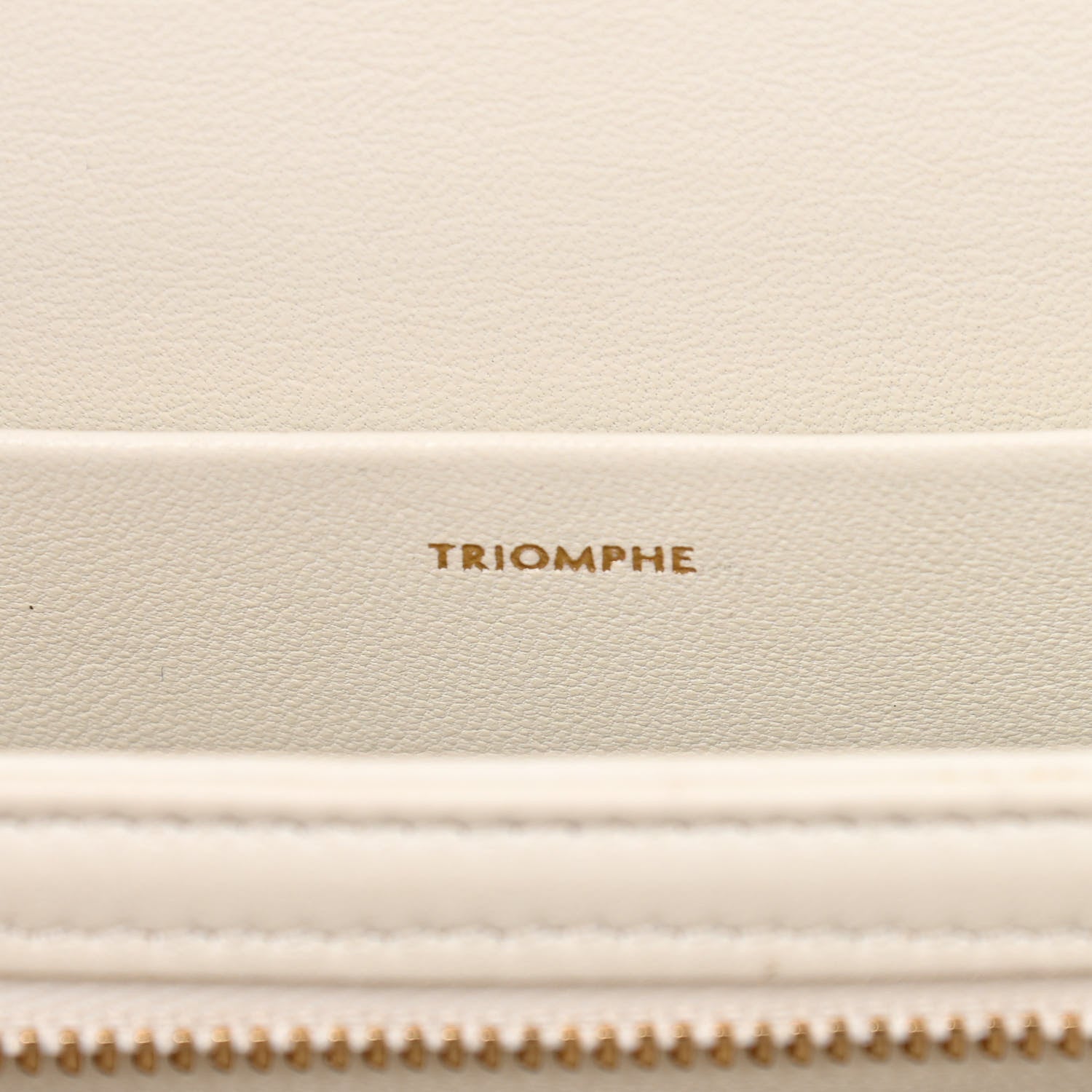 Celine Shiny Calfskin Medium Triomphe White 7 of 13