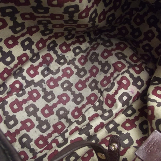 Guccissima Leather Pelham Chocolate Brown