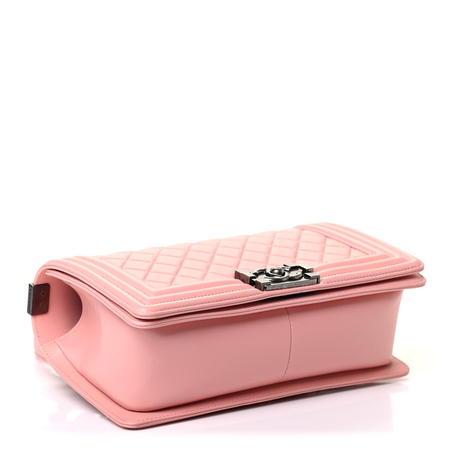 Chanel Lambskin Quilted Medium Boy Flap Light Pink 3 of 4