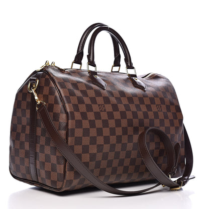 Louis Vuitton Damier Ebene Speedy Bandouliere 35 3 of 13