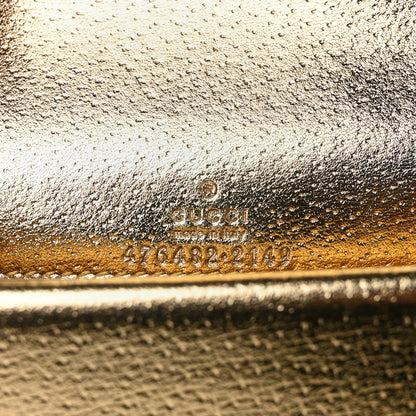 Gucci Metallic Calfskin Super Mini Dionysus Shoulder Bag Gold 6 of 8