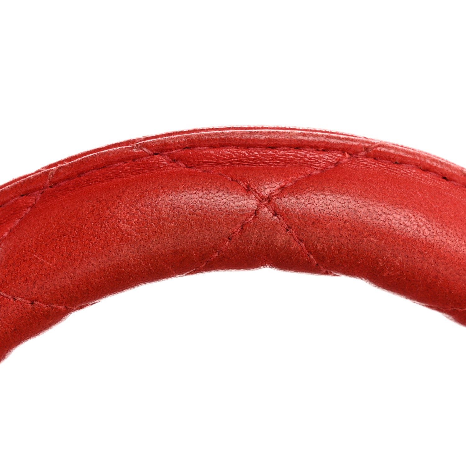 Chanel Lambskin Quilted Vanity Case Red 13 of 13