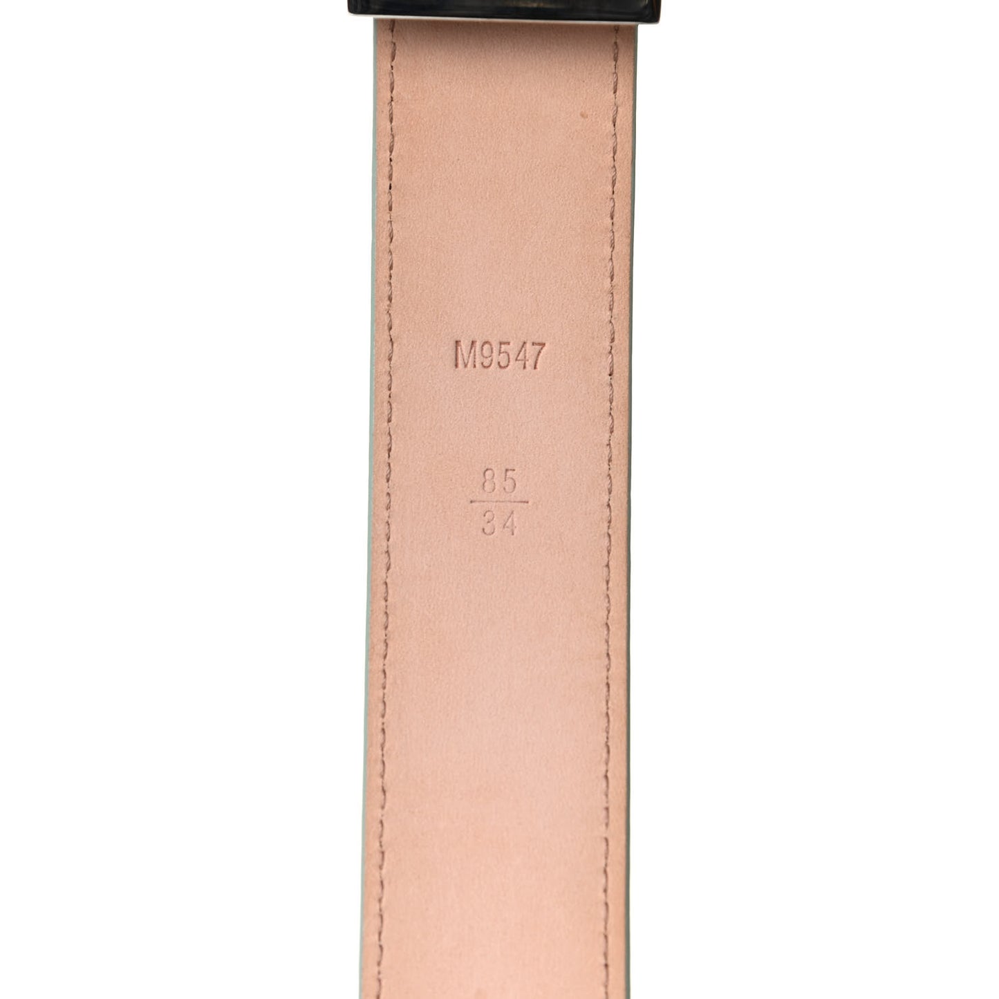 Epi Electric 40mm LV Initiales Belt 85 34 Amande