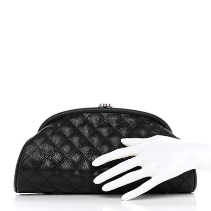 Chanel Caviar Quilted Timeless Clutch Black 3 of 9