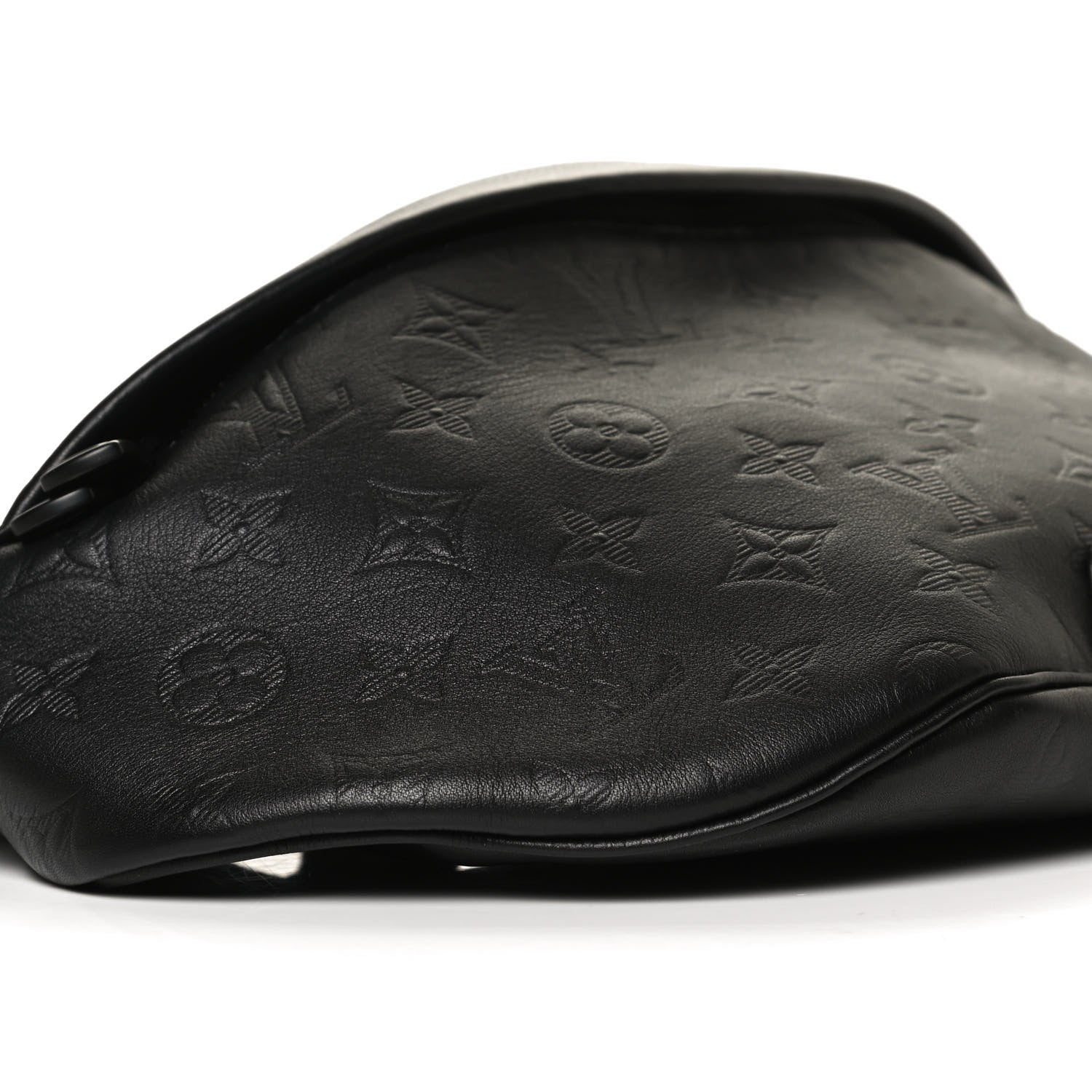 Louis Vuitton Calfskin Monogram Shadow Discovery Bumbag Black 7 of 8