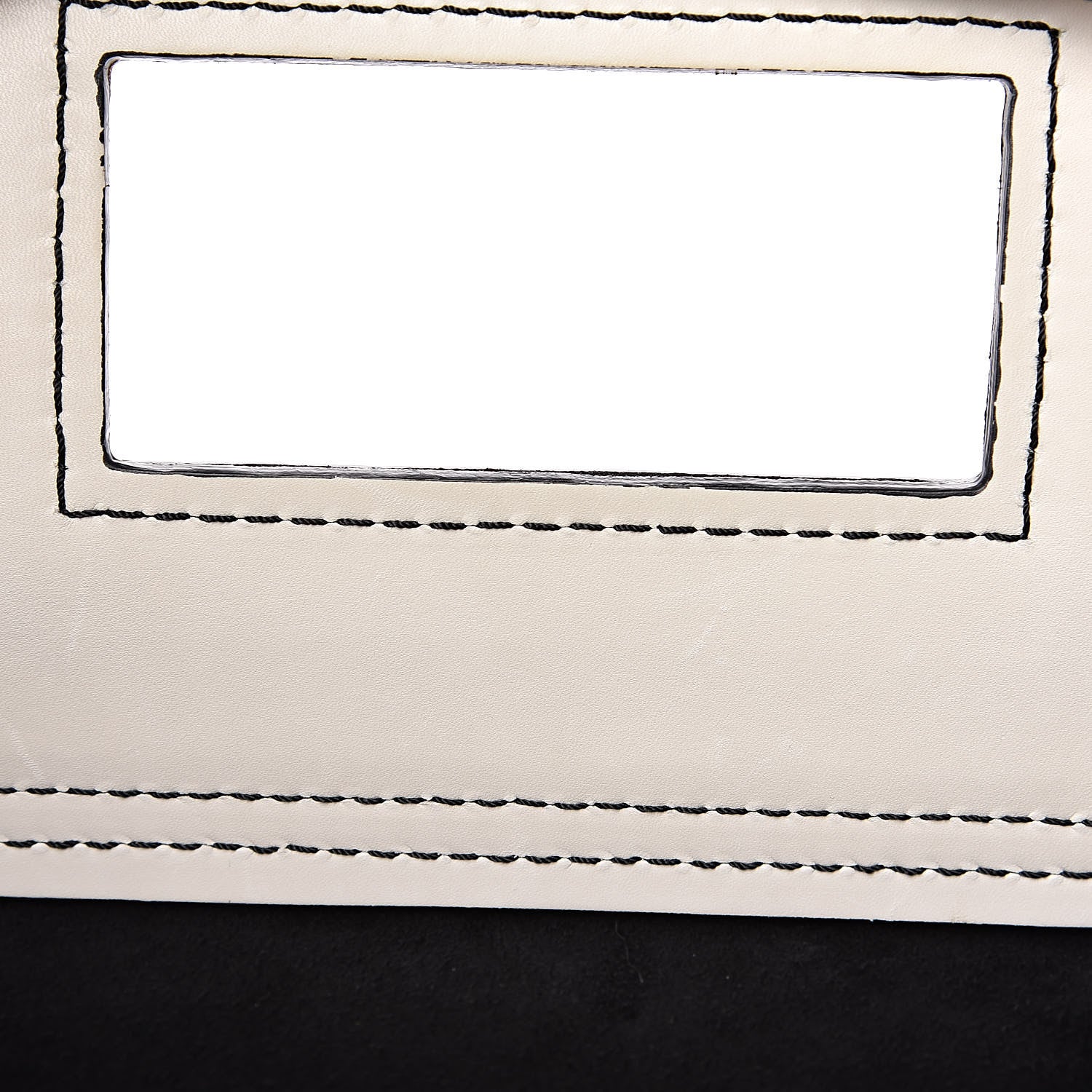 Celine Natural Calfskin Small Square With Pocket White 9 of 16