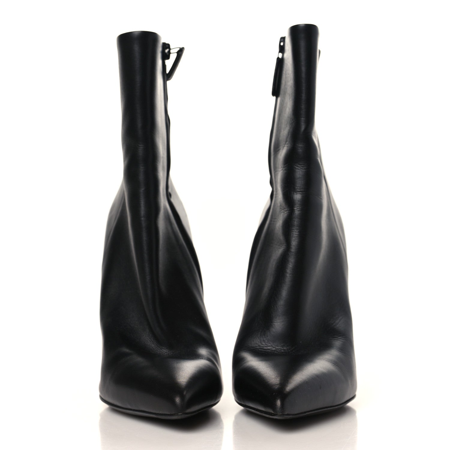 Balenciaga Calfskin Bistrot Boots 39 Black 2 of 9