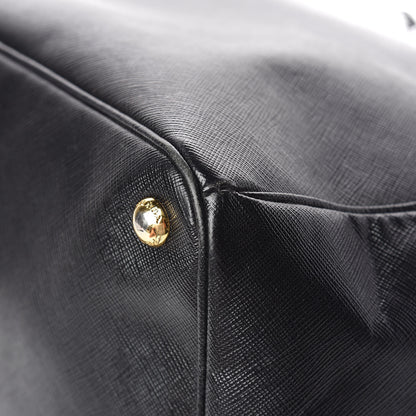 Prada Saffiano Lux Extra Large Galleria Double Zip Tote Black 13 of 16