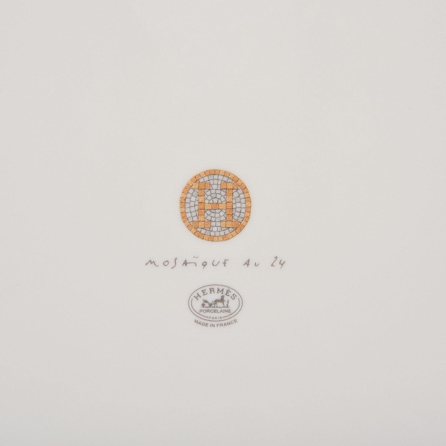 Hermes Porcelain Mosaique au 24 Tart Platter 4 of 6