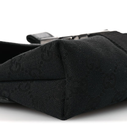 Gucci GG Monogram Web Buckle Belt Bag Black 9 of 11